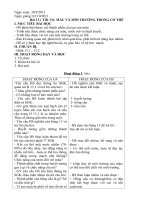 Giáo án sinh 8 + GDCD 9 tuần 8 