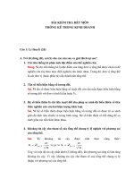 Bài kiểm tra thống kê kinh doanh số  (5)