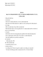 Giáo án GDCD 9 tuần 29 