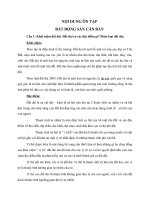 nội dung ôn tập bất động sản căn bản 