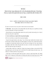 Phân tích thực trạng, những hạn chế và đề xuất giải pháp khắc phục về hoạt động đào tạo và phát triển nguồn nhân lực tại công ty cổ phần hóa dầu petrolimex