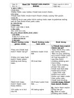 giáo án công nghệ 8  tuần 33 