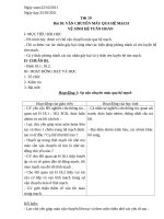 giáo án sinh 8, gdcd 9 tuần 11 