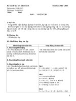 Số học 6 tiết 5,6,7 