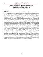 đặc điểm hóa học của sản phẩm surimi bổ sung thêm dầu omega 3 