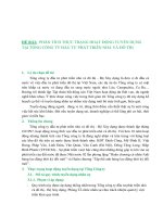 PHÂN TÍCH THỰC TRẠNG HOẠT ĐỘNG TUYỂN DỤNG tại TỔNG CÔNG TY đầu tư PHÁT TRIỂN NHÀ và đô THỊ 