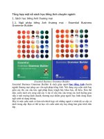 Tổng hợp một số sách học tiếng anh chuyên ngành