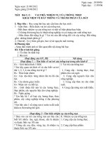 Giáo án công nghệ 7 tuần 2 