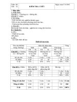 giáo án hoá học lớp 8 tuần 28 