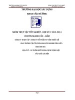 báo cáo thực tập tại công ty cổ phần tư vấn thiết kế giao thông vận tải phía nam (chi nhánh phía bắc) (tedi south) 