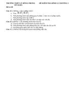 de kiem tra 1 tiet hoc mon hinh hoc 12 hoc ky 2 nam hoc 2015 2016 