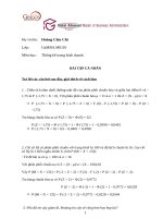 Bài tập thống kê ra quyết định số (4) 