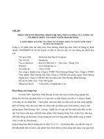 PHÂN TÍCH về PHƯƠNG PHÁP CHI TRẢ TIỀN LƯƠNG của CÔNG TY cổ PHẦN THỨC ăn CHĂN NUÔI THÁI DƯƠNG