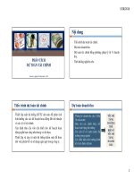 Tổng quan về báo cáo tài chính  CD5   PHAN TICH DU TOAN PHAN THIET 