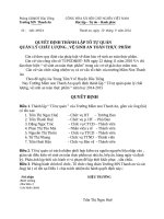 QUYET DINH KE HOACH TO TU QUAN 