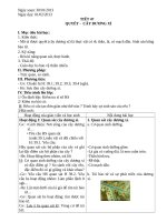 Giáo án sinh 6 tuần 25 