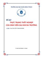 Thực trạng thất nghiệp của sinh viên sau khi ra trường 