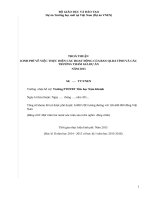 Thỏa thuận kinh phí về thực hiện các thoả thuận VNEN 