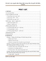 Bi kịch của người dân nam bộ trong tiểu thuyết Hồ Biểu Chánh