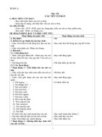 Giáo án Tuần 1 Lớp 1