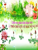 Bài giảng lớp Chồi chủ đề: Nghề nghiệp