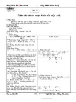 giáo án đại số 8  tuần 9 