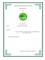 Cơ hội và thách thức của ngành nuôi heo việt nam khi tham gia vào tổ chức AEC 