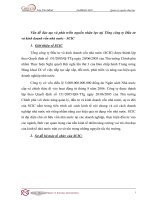 Vấn đề đào tạo và phát triển nguồn nhân lực tại tổng công ty đầu tư và kinh doanh vốn nhà nước   SCIC