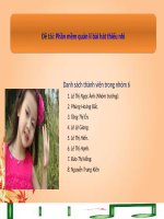 Phần mềm quản lí bài hát thiếu nhi 