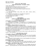 Giáo án hóa 9 tuần 11 