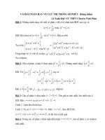 BT hay ve cuc tri so phuc 