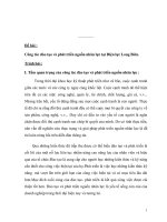 Công tác đào tạo và phát triển nguồn nhân lực tại điện lực long biên