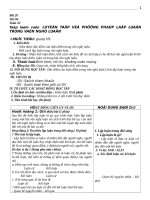 Luyện tập về phương pháp lập luận trong văn nghị luận 