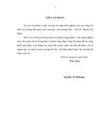 Đánh giá hiệu quả kinh tế sản xuất lúa giống của xí nghiệp giống cây trồng hà tây thuộc công ty TNHH một thành viên đầu tư và PTNN hà nội 