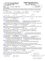 Đề kiểm tra  Đề thi  HK2 HK2 632 