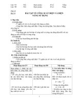 Giáo án vật lý 9 ba cột tiết 14 