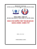 Báo cáo kiến tập tham quan khu d, trường đại học sư phạm kỹ thuật thành phố hồ chí minh  