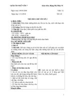 Trả bài tập làm văn số 2 