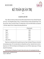 Bài tập môn kế toán quản trị managerial accounting   (2) 