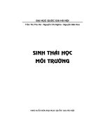 Sinh thái học môi trường 