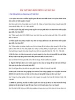 Bài tập môn luật đất đai