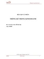 Bài tập xác suất thống kê khoa học ra quyết định  (1) 