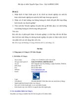 Bài tập tình huống tài chính doanh nghiệp (8) 