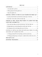 Bai tieu luan quan tri cong ty