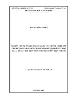 Nghiêu cứu sự ảnh hưởng của góc cắt chính, chiều sâu cắt, lượng ăn dao đến chi phí năng lượng riêng và độ nhám bề mặt khi tiện trơn thép trên máy tiện eer1330 