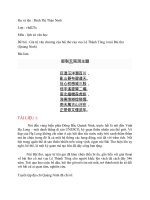 Đề tài: Giá trị văn chương của bài thơ của vua Lê Thánh Tông ở núi Bài thơ (Quảng Ninh)