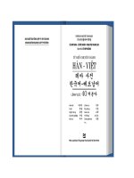từ điển tiếng hàn chuyên ngành 40 lĩnh vực