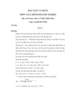 Bài tập tài chính doanh nghiệp   corporate finance  (9) 