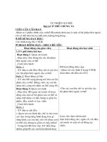 Giáo án tự nhiên và xã hội 1 