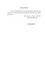 Một số giải pháp chủ yếu nhằm giải quyết việc làm cho lao động nông thôn trên địa bàn huyện hậu lộc   tỉnh thanh hóa 